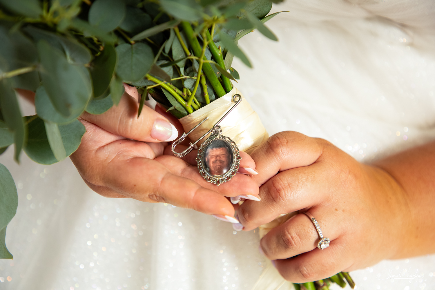 Bride's radiant smile, a key moment in the hair and makeup timeline wedding day.